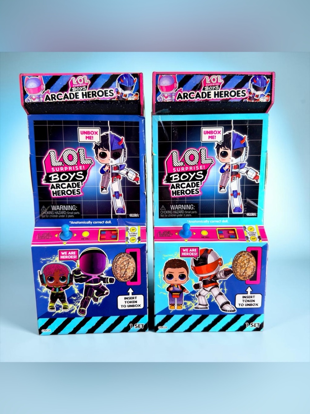 Lol Surprise Boys Arcade LOL Surprise Boys Arcade Heroes  2 PACK LOL SURPRISE
